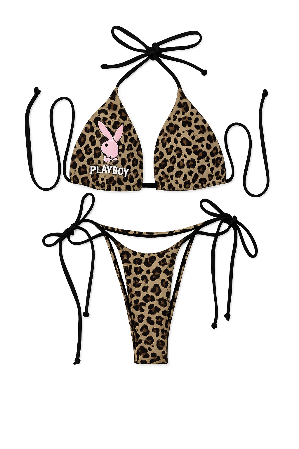 Playboy Leopard Bikini Set