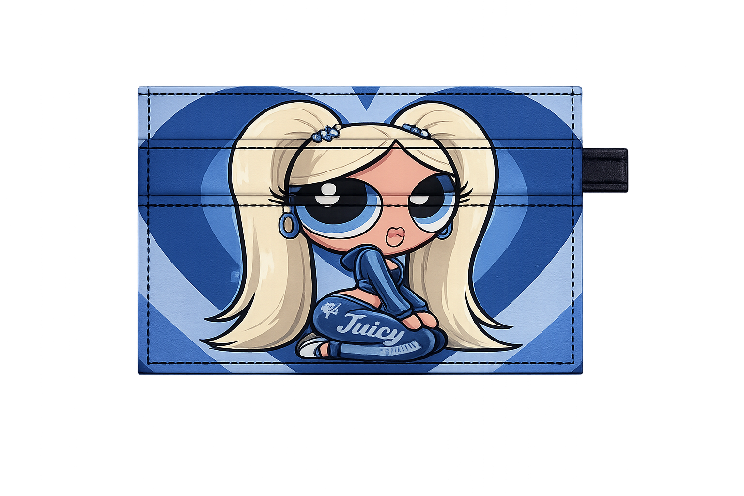 Blue Juicy Doll Card Holder