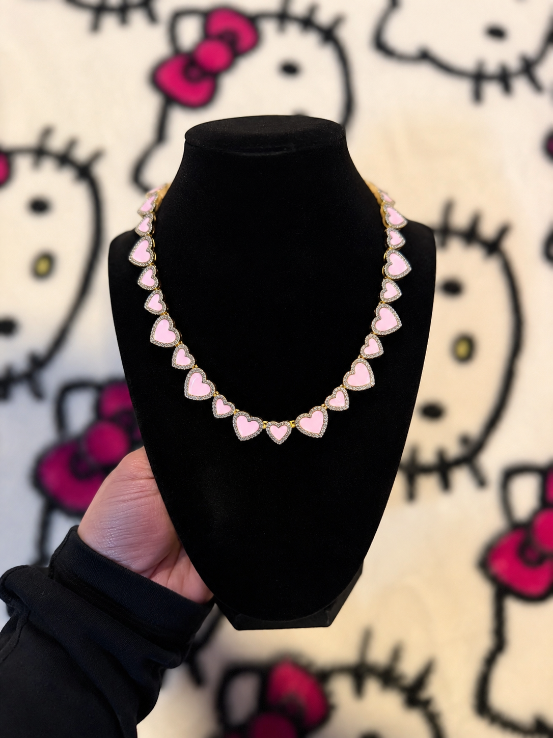 Pink Heart Necklace