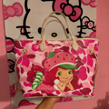 Pink Camo Strawberry Shortcake Tote Bag