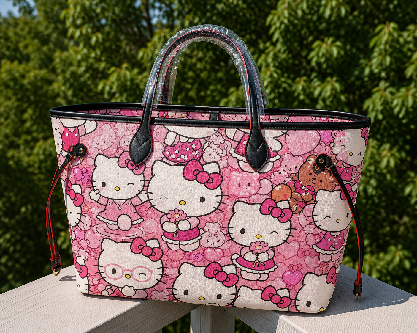 Hello Kitty Friends Pink Tote Bag
