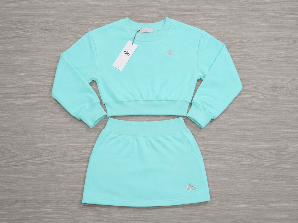 Sweatshirt + Skirt Set