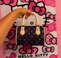 Midnight Orchid Monogram Bag