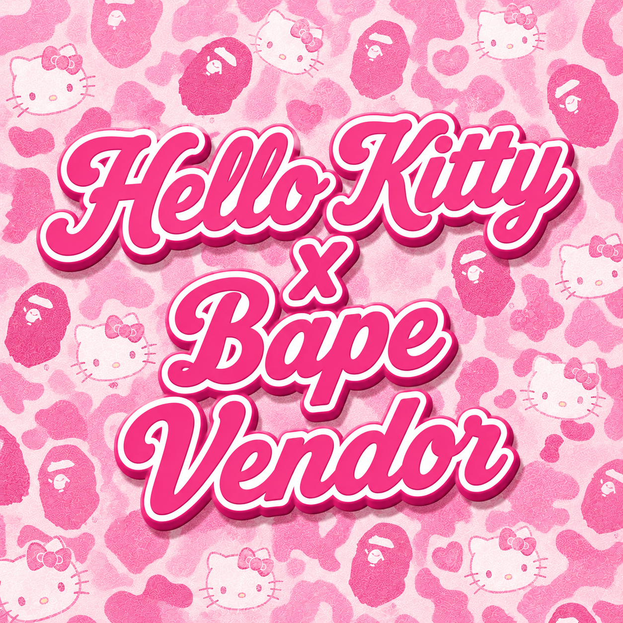 HK x BAPE vendor