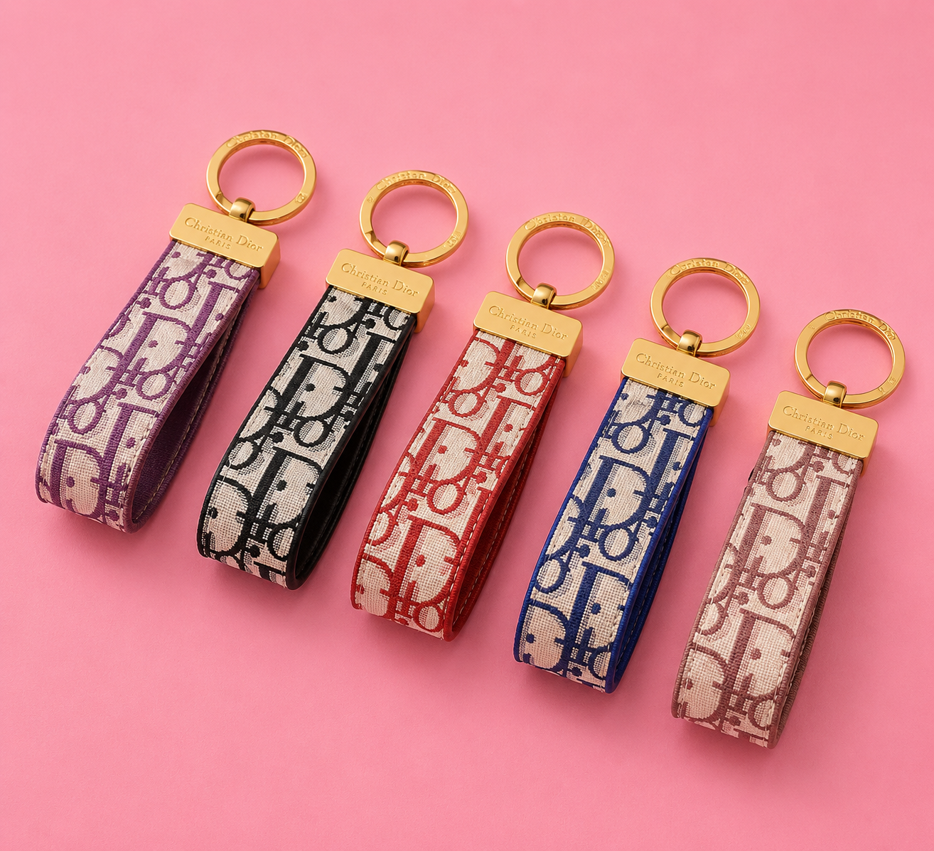 DIOR Wristlet Keychain