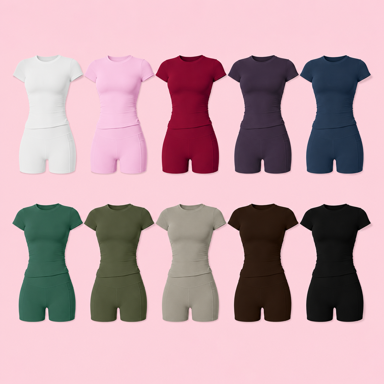 CloudFlex Sculpt Tee & Shorts Set