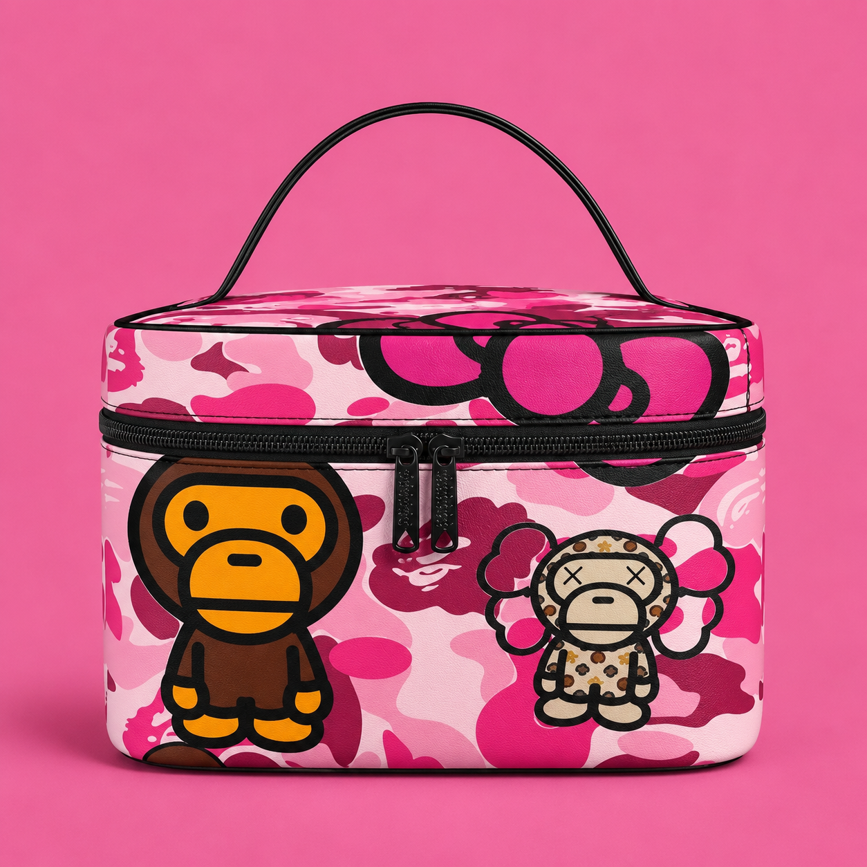 Pink Camo Hello Kitty & Baby Milo