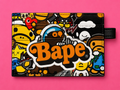 Black BAPE Space Cardholder