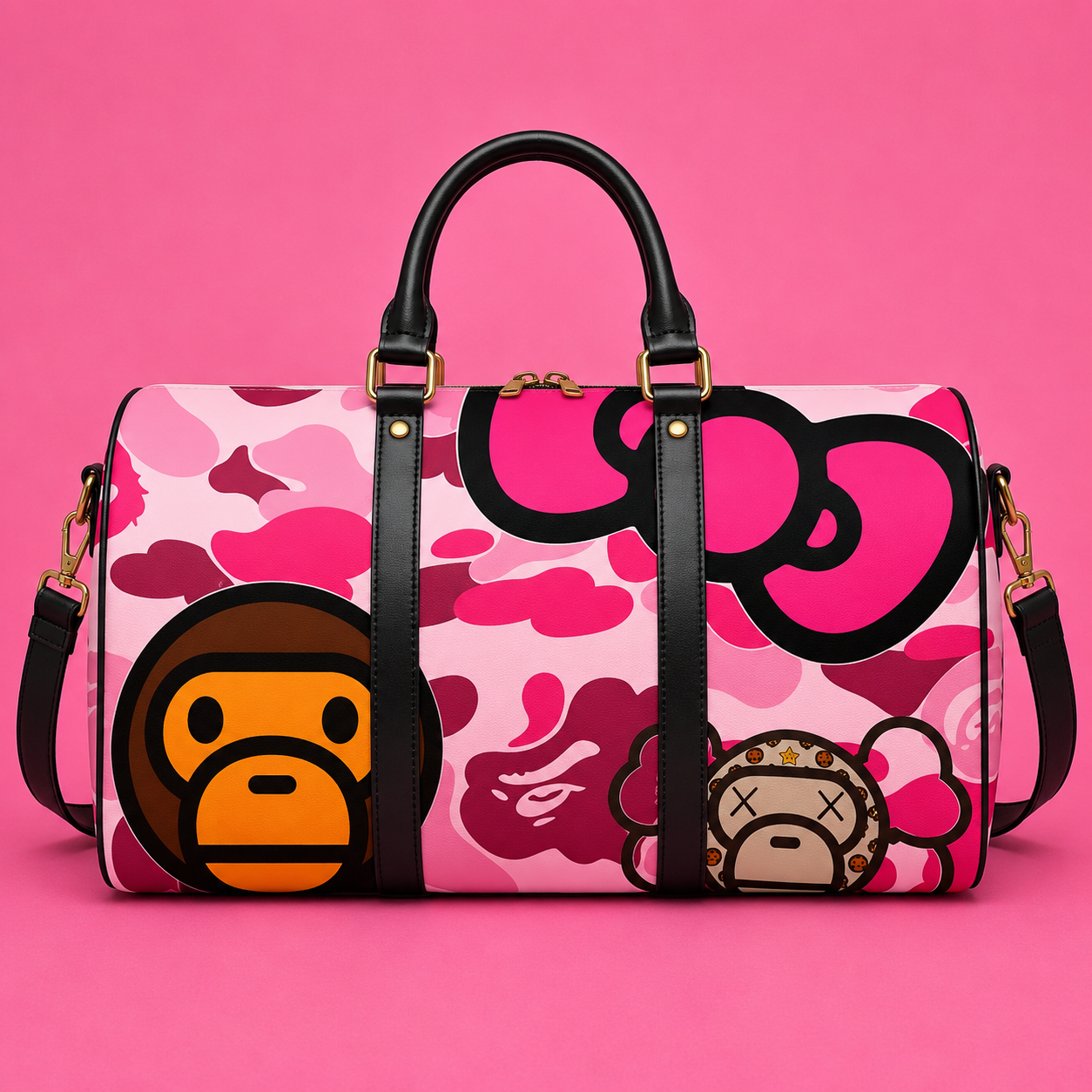 Pink Camo Dreams Duffle