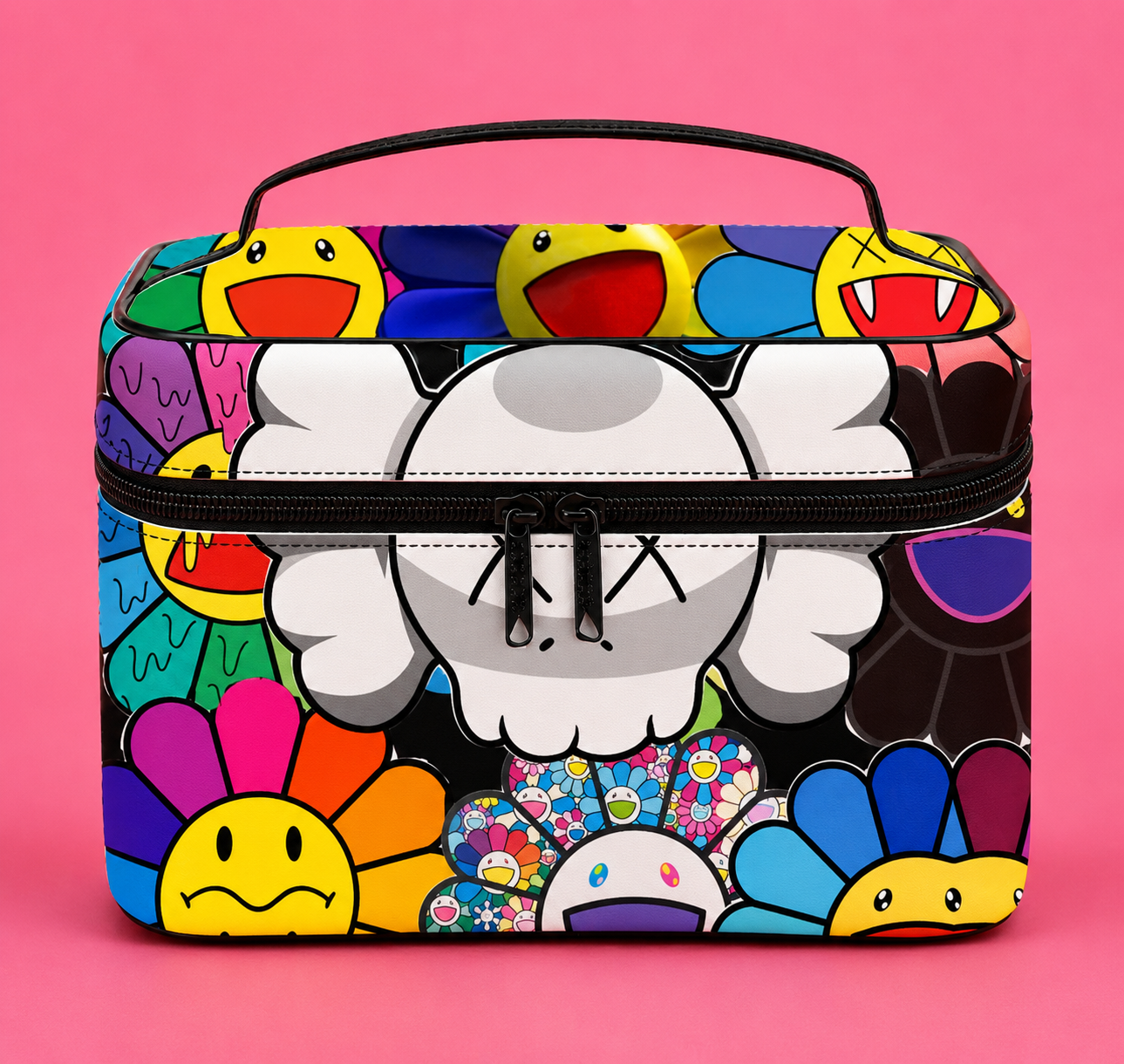 Rainbow Bloom Vanity Bag