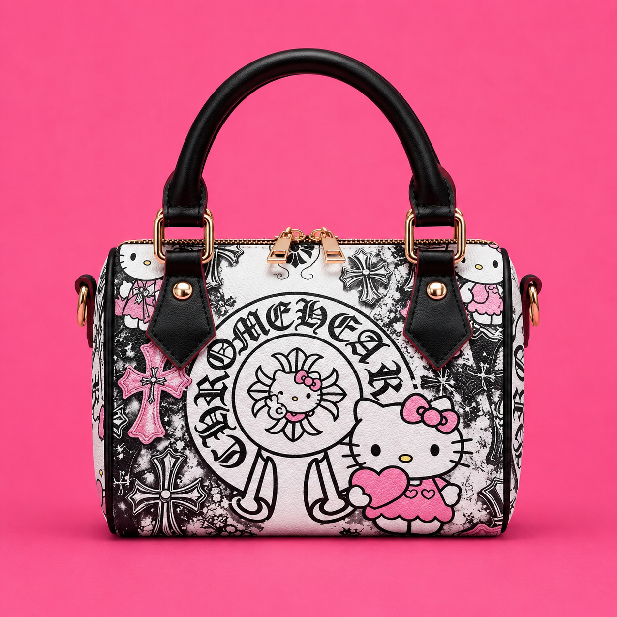 Chrome of hearts kitty Mini Bag