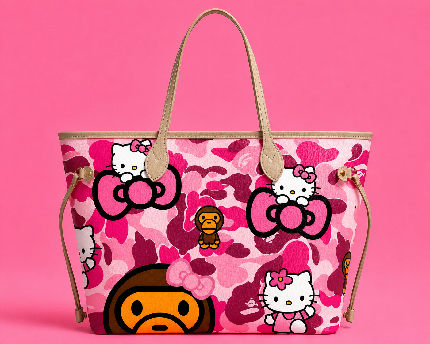 Pink Camo Tote