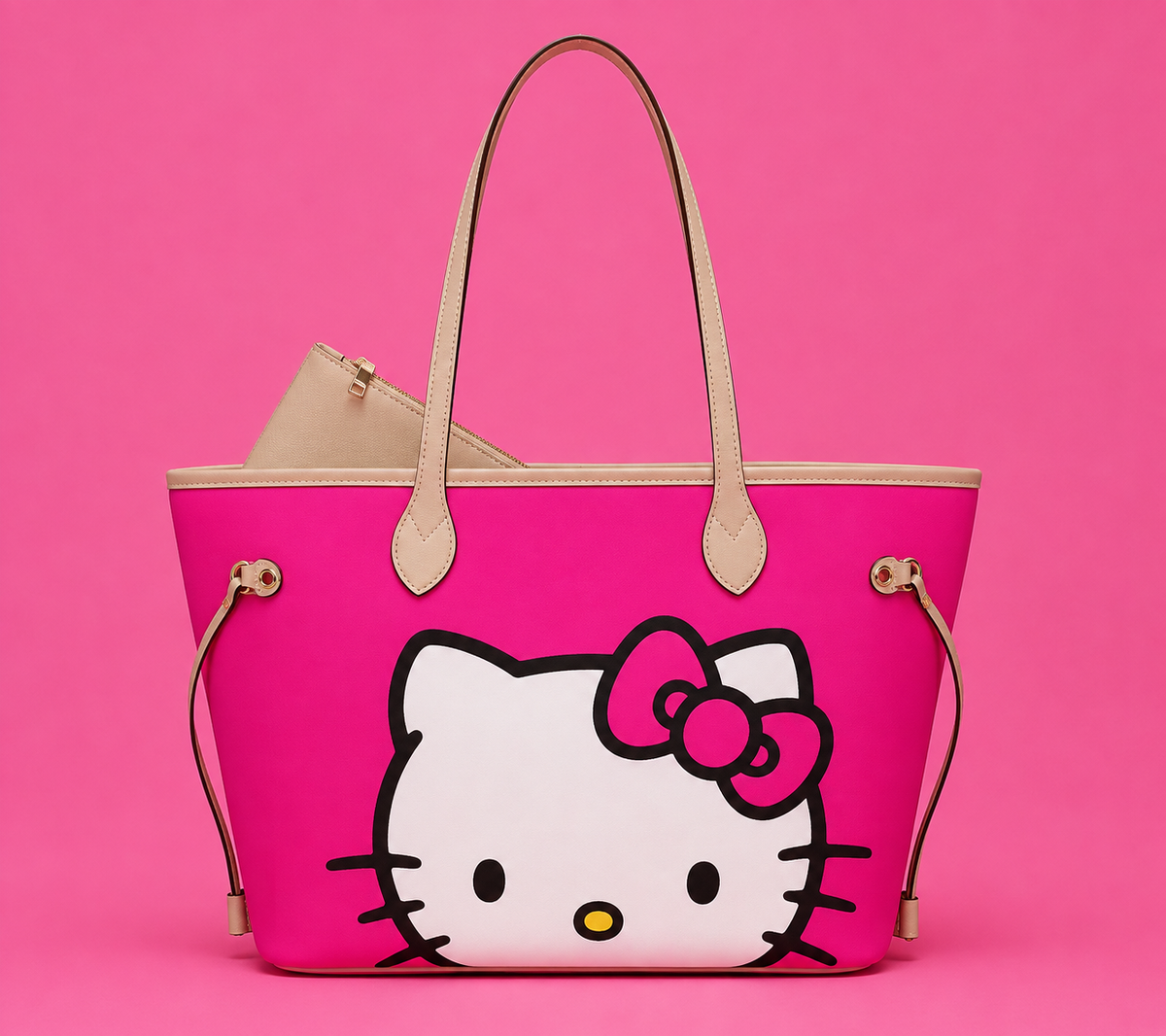 Hot Pink Bow Tote