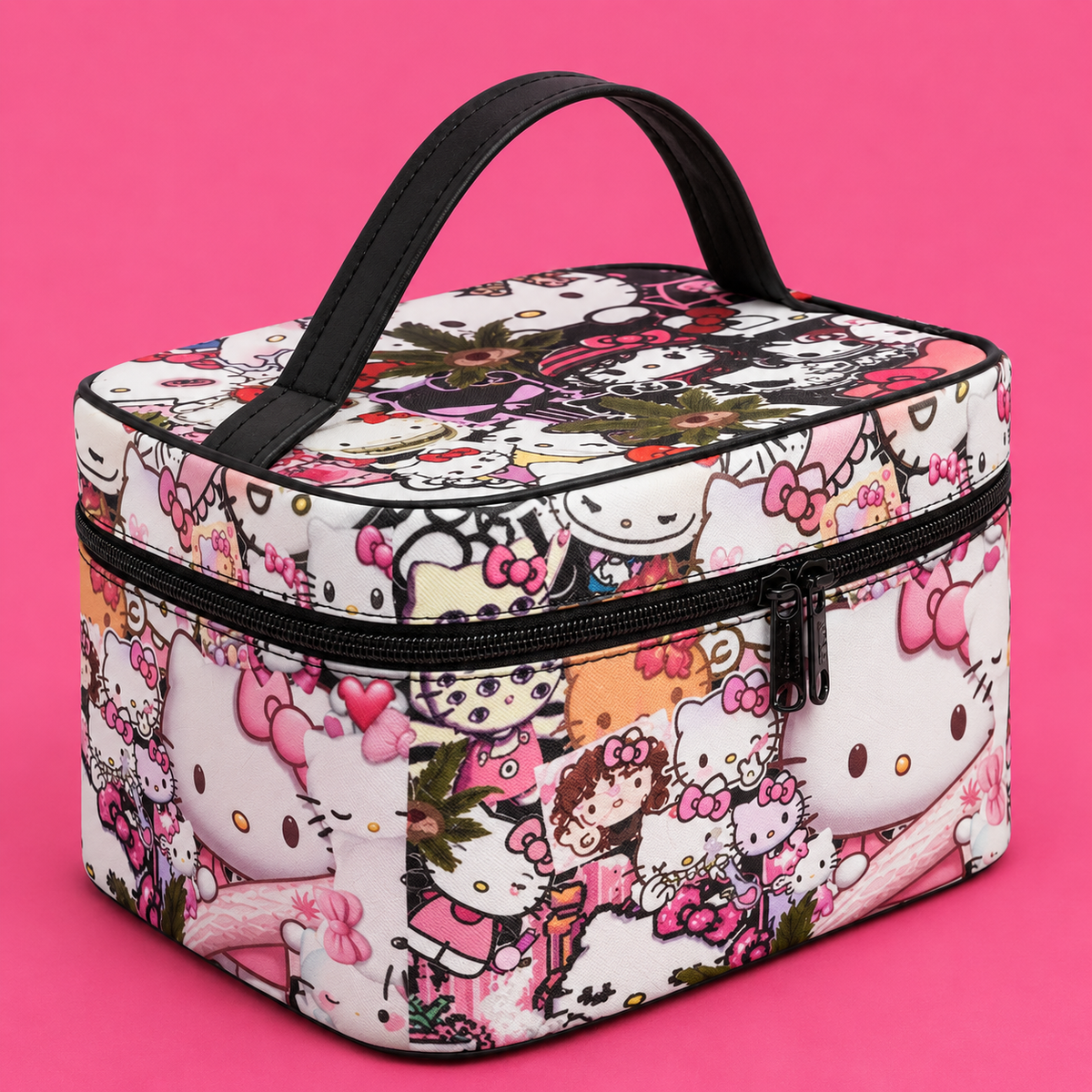 Hello Kitty Collage Makeup Bag