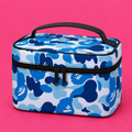 Blue Camo Makeup Bag
