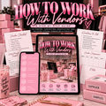 How To Work With Vendors🎀