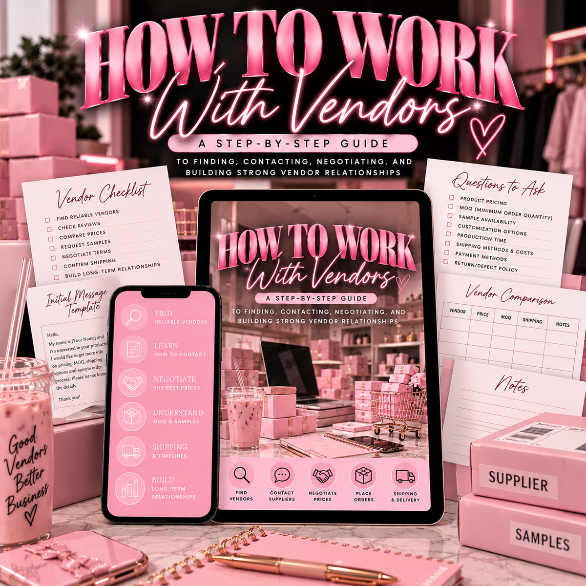 How To Work With Vendors🎀