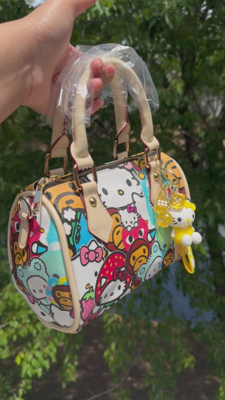 Kitty World Collage Mini Bag